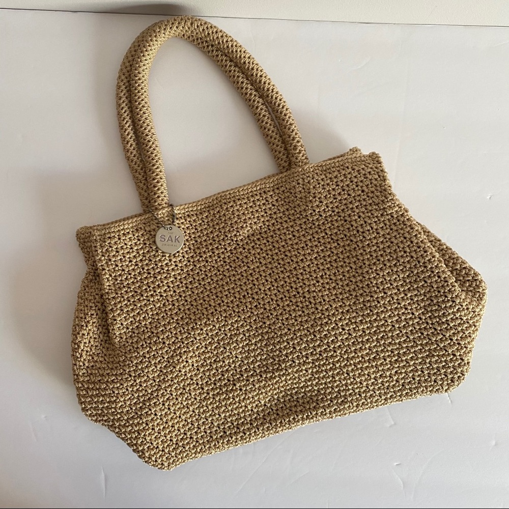 The Sak Tote, Crotched Purse, Camel color